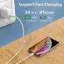 USB C to Lightning Cable 2Pack 3FT [Apple MFi Certified] iPhone 11 Lightning to USB-C Fast Charging Cable Compatible iPhone 11/11 Pro/11 Pro Max/X/XS/XR/XS Max/8/8 Plus, Supports Power Delivery