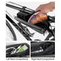 Epessa Bike Top Tube Bag,Hard Shell Waterproof Frame Bag for Cycling Accessories Repair Tool Storage