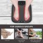 Snailax 2-in-1 Shiatsu Foot and Back Massager with Heat, Washable Cover, Flexible Massage Nodes for All Size Feet, Foot Warmer, Electric Foot Massage Machine Relieves Foot Back Pains