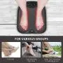 Snailax 2-in-1 Shiatsu Foot and Back Massager with Heat, Washable Cover, Flexible Massage Nodes for All Size Feet, Foot Warmer, Electric Foot Massage Machine Relieves Foot Back Pains