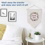 Printworks Vanishing Embroidery Transfers, for White/Light-Colored Fabrics, 5 Sheets, Inkjet, 8.5 x 11 (00536)
