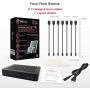 TIMSTOOL 6 USB Charging Station for Multiple Devices - No Buzz - LED Indication - Smart Fast Charging Dock Compatible with iPhone iPad Cellphone Black