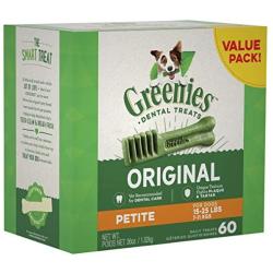 Greenies Original Petite Natural Dental Dog Treats (15 - 25 lb. dogs)