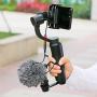 Ulanzi PT-3 Triple Cold Shoe Mounts Plate，Microphone Led Video Light Stand Extension Compatible for DJI OSMO Mobile 2/Zhiyun Smooth 4/Feiyu Vimble 2 Gimbal Stabilizer