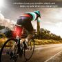 V VONTOX Bike Light Set 1200 Lumens Runtime 20+ hrs 5200mAh Waterproof Rechargeable Lithium Battery, 3 Light Mode Options.Super Bright Front Headlight and Tail Light Fits All Bicycle.