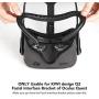 VR Face Cover Cushion Replacement(8mm/12mm) for KIWI design Q2 Face Pad, ONLY Usable for Q2 Oculus Quest Facial Interface Bracket of KIWI design, PU Leather Foam Eye Mask Pad Replacement, 2 Packs
