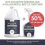 Smiling Paws Pets Best Cat Urine Odor Remover, Professional Pet Urine Enzyme Cleaner, Dog & Cat Pet Odor Eliminator. Erase Dog & Cat Urine, Feces & Vomit Stains from Woods, Carpets, Upholstery
