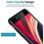 [4 Pack] L K Screen Protector for New iPhone SE (2020) / iPhone SE2 [4.7 inch] Tempered Glass Film [Alignment Frame] [Case Friendly] [NOT For iPhone 6/7/8]