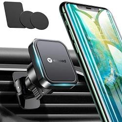 VICSEED Car Phone Mount Magnetic Phone Car Mount [6 Magnet] Air Vent Car Phone Holder for Car 360° Rotation Cell Phone Holder for iPhone SE 11 Pro Xs Max XR X Samsung Galaxy S20 S20+ Note 20 10 etc