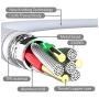 TT&C Short iPhone Cable Charger [ 6 inches ] Sync and Charging Data Cord Compatible with iPhone 11/ Xs/Xs Max/Xr/X/8/8 Plus/7/7 Plus/6s/6/5/iPad (White)