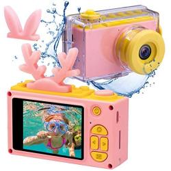 Kids Digital Cameras for Boys Girls HD 1080P Video Camera for Kids Children Selfie Camera Kids Toy Cameras Mini Child Camcorder for Age 6+ Boys/Girls Pink