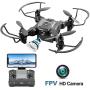 4DRC Mini Drone with 720p Camera for Kids and Adults, Drone Beginners RC Foldable FPV Live Video Quadcopter,App Control,3D Flips and Headless Mode,One Key Return,Altitude Hold,3 Modular Battery