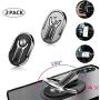 Rainlin Car Phone Bracket Multipurpose Mobile Phone Bracket 360°Rotation Cell Phone Ring Holder Multiple-Angle Portable Phone Kickstand Finger Ring