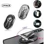 Rainlin Car Phone Bracket Multipurpose Mobile Phone Bracket 360°Rotation Cell Phone Ring Holder Multiple-Angle Portable Phone Kickstand Finger Ring