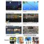 Mobile Controller with Power Bank Cooling Fan for PUβG, YONWIN L1R1 Game Trigger Joystick Gamepad Grip Remote for 4-6.5" Android IOS Phone - Latest Version Blue Light 4000mAh
