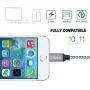 TAKAGI iPhone Charger 3PACK 6Feet Extra Long Nylon Braided USB Charging Cable High Speed Connector Data Sync Transfer Cord Compatible with iPhone Xs Max/X/8/7/Plus/6S/6/SE/5S iPad