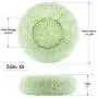 NOYAL Donut Dog Cat Bed, Soft Plush Pet Cushion, Anti-Slip Machine Washable Self-Warming Pet Bed - Improved Sleep for Cats Small Medium Dogs (Multiple Sizes)