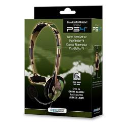 dreamGEAR Broadcaster Wired Headset for the PS4 with Flexible Boom Microphone and Inline Volume/Mute Control