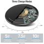 TOZO W1 Wireless Charger Ultra Thin Aviation Aluminum CNC Unibody Fast Charging Pad Black (NO AC Adapter)