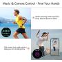 Smart Watch for Android and iOS Phone, Fitnees Tracker with 1.3" Full Touch Screen Pedometer Heart Rate Sleep Monitor Tracker IP68 Waterproof Watch for Men Women