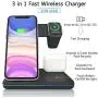 Wireless Charger,ZHIKE 3 in 1 Qi-Certified 15W Fast Charging Station for Apple iWatch Series 5/4/3/2/1,AirPods,Wireless Charging Stand for iPhone 11 Series/XS MAX/XR/XS/X/8/8 Plus/Samsung(With a plug) Wireless Charger,ZHIKE 3 in 1 Qi-Certified 15W Fast Charging Station for Apple iWatch Series 5/4/3/2/1,AirPods,Wireless Charging Stand for iPhone 11 Series/XS MAX/XR/XS/X/8/8 Plus/Samsung(With a plug)
