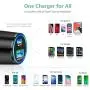 Cluvox Rapid Type C Car Charger Compatible Google Pixel 4a/4/3a/3/2/XL, Samsung Galaxy S20 Plus/Ultra/Note 10/S10E/S10 Plus 18W Dual USB Fast Charging Car Adapter with 2-Pack Type C Cords Cluvox Rapid Type C Car Charger Compatible Google Pixel 4a/4/3a/3/2/XL, Samsung Galaxy S20 Plus/Ultra/Note 10/S10E/S10 Plus 18W Dual USB Fast Charging Car Adapter with 2-Pack Type C Cords