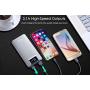 Uni-Yeap 11000mAh Battery Charger Power Bank with High Speed and Flashlight with LCD Screen Compatible for iPhone 11 Xs Xr X 8 7 6s 6 iPad Samsung Galaxy and All Smart Phone (Grey)