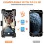 【Upgraded】JOYROOM Bike Phone Mount, Secure Lock & Full Protection Bicycle Holder for Mountain Bike, Motorcycle Handlebar, for Cell Phone, iPhone 11, X/XR/XS MAX, Samsung and Most 4-6.8 inch Smartphone