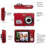 HD Mini Digital Cameras for Kids Teens Beginners,Point and Shoot Digital Video Cameras-Travel,Camping,Gift