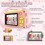 ShinePick Kids Digital Camera, Mini 2 Inch Screen Childrens Camera 8MP HD Digital Camera with Micro SD Card(Pink)