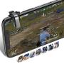 DragonPad PUBG Shooter Controller Trigger Fire Button Mobile Phone Game Handle Black