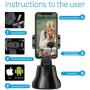 Selfie Stick CNSL 360°Rotation Auto Face & Object Tracking Smart Shooting Camera Phone Mount, Vlog Shooting Smartphone Mount Holder