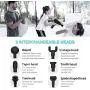 Percussion Massage Gun, Handheld Quality Electric Body Massager Sports Drill Quiet Brushless Motor, 5 Speed Levels & 6 Massage Heads, Deep Relaxation, Sore Muscle Pain Relief & Recovery Percussion Massage Gun, Handheld Quality Electric Body Massager Sports Drill Quiet Brushless Motor, 5 Speed Levels & 6 Massage Heads, Deep Relaxation, Sore Muscle Pain Relief & Recovery