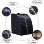 KUPPET 2020s Newest Portable Folding steam Sauna Room 2L Single-use Home Sauna spa, Weight Loss Through Chair, Remote Control, steam Pot, Foot pad, mat (Black)
