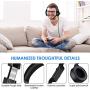 ONIKUMA II Gaming Headset for PS4, Xbox One, PC, Nintendo Switch, Over-Ear Noise Cancelling Headphones with Soft Memory Earmuffs, 7.1 Surround Sound, Volume/Mic Control, LED Light for Laptop Mac