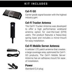 Cel-Fi GO Trucker | Mobile Cellular Signal Booster for Trucks, Semis and Long Distance Driving | Approved for use on All Major US Carriers