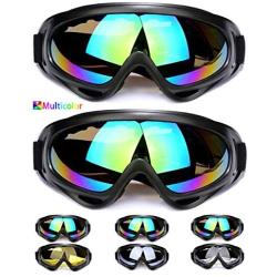 Ski ATV Have Goggles are Windproof, Dustproof and UV Resistant, Suitable for Motorcycles, Off-Road Motorcycles, Rock Climbing, Skiing, Various Outdoor Sports (2 Pack)