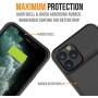 Alpatronix Battery Case for iPhone 11 Pro Max (6.5 inch), 5000mAh Slim Portable Protective Extended Charger Cover with Qi Wireless Charging Compatible with Lightning Audio - BX11 Pro Max - (Black)