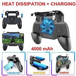 RONSHIN Wireless Controller,Mobile Phone Game Controller Joystick Cooling Fan Gamepad for PUBG Android iOS Gifts for Boys