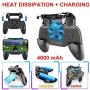 RONSHIN Wireless Controller,Mobile Phone Game Controller Joystick Cooling Fan Gamepad for PUBG Android iOS Gifts for Boys