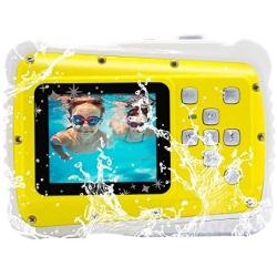 Vmotal 8MP 2 Inch Waterproof Kids Camera, Mini Child Camera Underwater Digital Camera Kids Toy Camera Digital Video Camcorder for Children Beginners