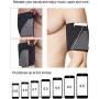 Cell Phone Armband for Running, Sports Armband for All Phones Fitness and Gym Workouts Universal (iPhone X/8/7/6/Plus,Samsung Galaxy S9/S8/S7/S6/Edge/Plus & LG,Huawei,Google,Sony & More) Black L