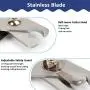 Alidu Pet Dog Nail Clippers Trimmers Cat Nail Clippers with Safety Guard Pet Dog Nail Trimmers for Small Dogs Cats and Pets Supplies.