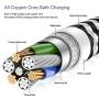 iPhone Charger Lightning Cable [3Pack 6ft],AXF Long Nylon Braided USB Fast Charging Cord Compatible with iPhone 11/11 Pro/X/Xs Max/XR/8/8 Plus/7/7 Plus/6/6S/SE/iPad/iPod