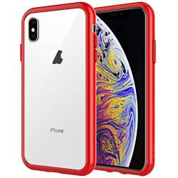 JETech Case for Apple iPhone Xs Max 6.5-Inch, Shock-Absorption Bumper Cover, Red