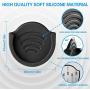 Car Grips Mount for Phone Stand, pop-tech 2 Pack Car Phone Holder for Collapsible Grip/Socket Mount Users with 3M Sticky Adhesive Replacement Used on Dashboard, Home, Desk, Wall - Black.