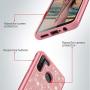 Cbus Wireless Sparkling Glitter Bling Phone Case Compatible with Samsung Galaxy A21 (Pink Rose Gold)