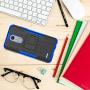 RioGree for LG K30 Phone Cases / k10 2018 / Phoenix Plus / CV3 / Pro LTE/Harmony 2 Cell Phone Case, with Screen Protector Kickstand Heavy Duty for Women Men, Blue