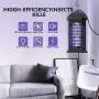 Electric Mosquito Zapper, 11W Powerful 4200V Insect Killer, Safety Fly Repelled Lamp, Light-Emitting Flying Insect Trap for Indoor, Backyard, Farm(Black) Electric Mosquito Zapper, 11W Powerful 4200V Insect Killer, Safety Fly Repelled Lamp, Light-Emitting Flying Insect Trap for Indoor, Backyard, Farm(Black)