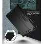 Poetic Explorer Series Designed for Apple iPad 10.2 2019, 7th Generation, Full Body Triple Layers Tough 360 Degree Stand Folio Cover case with Built-in Screen Protector and Pencil Holder, Black